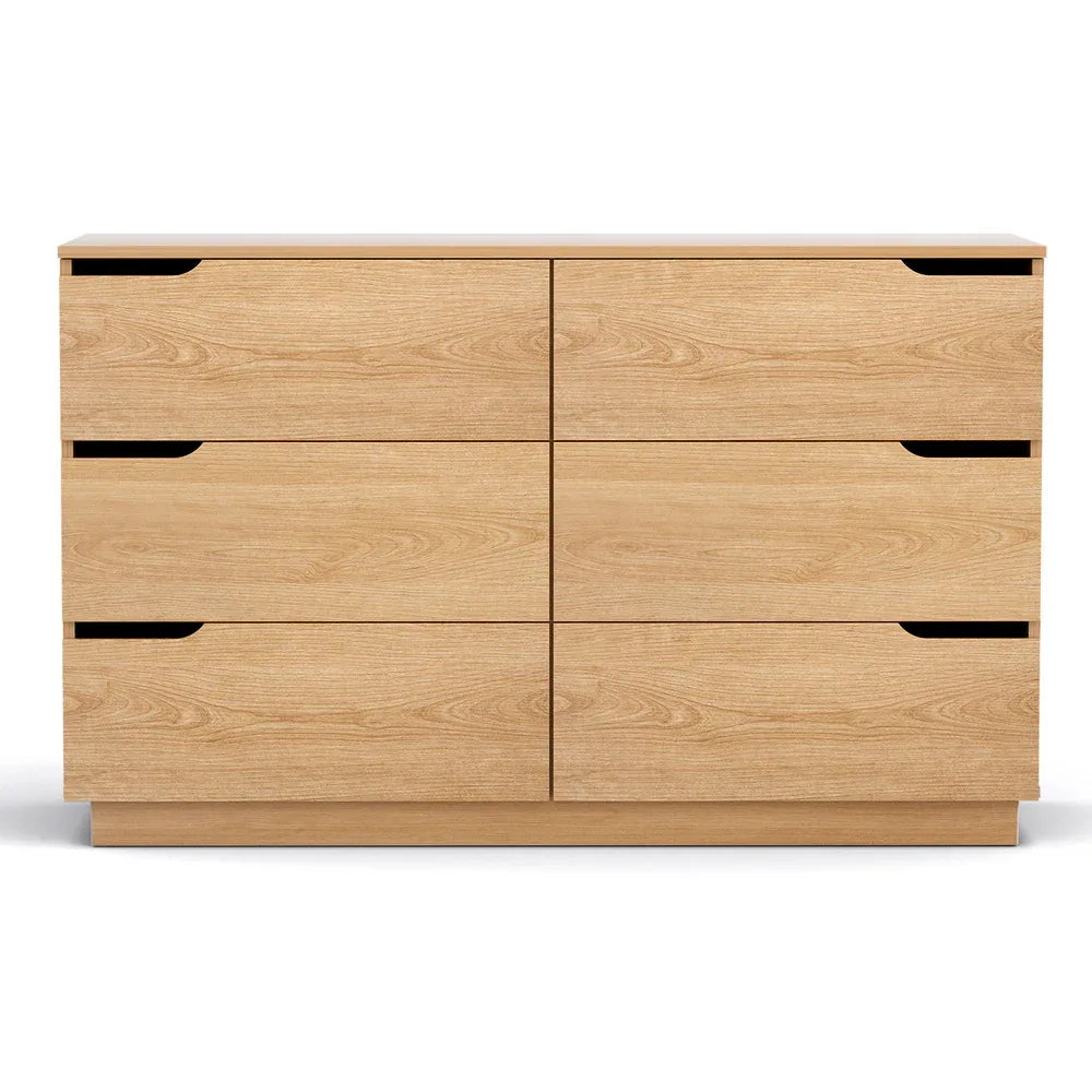 Artiss 6 Chest of Drawers Dresser Table Pine