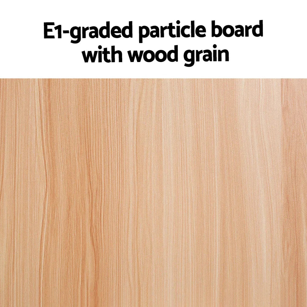 Artiss Coffee Table Semi-circle 48CM Pine Elva - Mekamart Australia