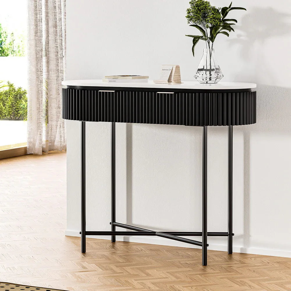 Artiss Console Table 2 Drawers 100CM - Mekamart Australia