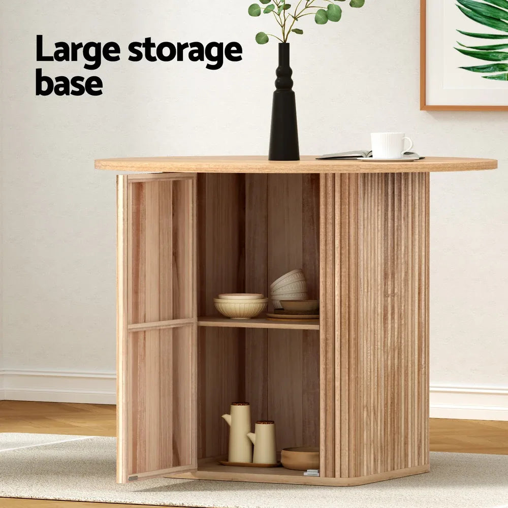 1M Artiss Dining Table Storage Base - Mekamart Australia