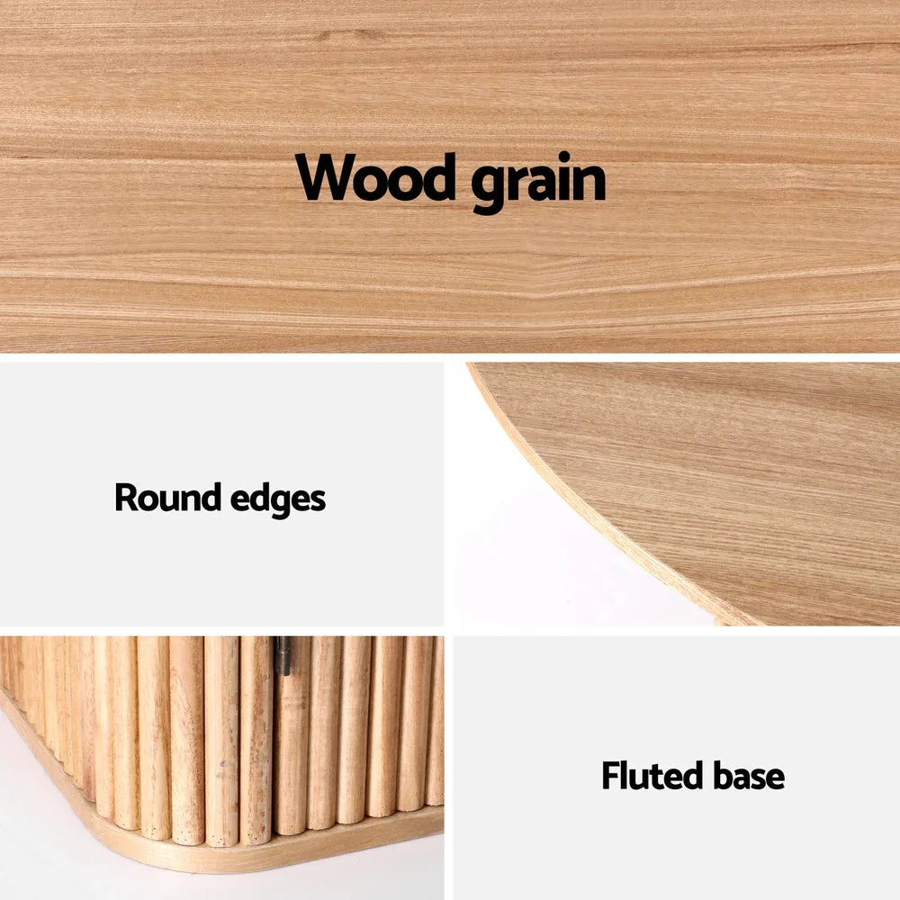 1M Artiss Dining Table Storage Base - Mekamart Australia