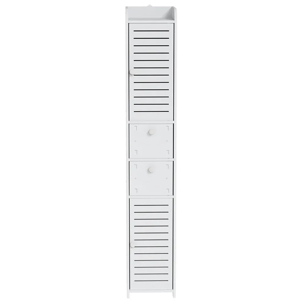 Artiss Bathroom Toilet Storage Cabinet Laundry Tallboy Cupboard Slim Corner - Mekamart Australia