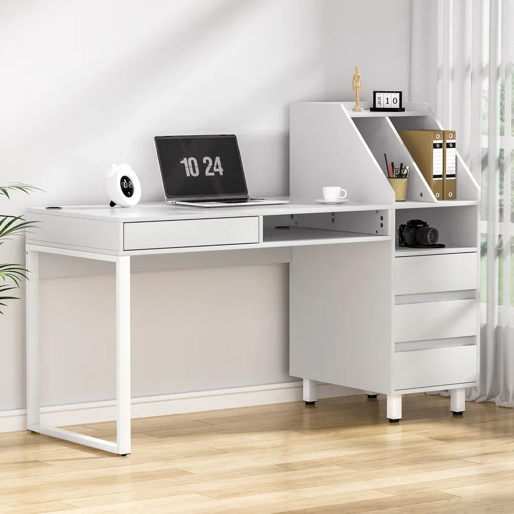 Artiss Computer Desk Office Study Desks Table Drawer Bookshelf - Mekamart Australia