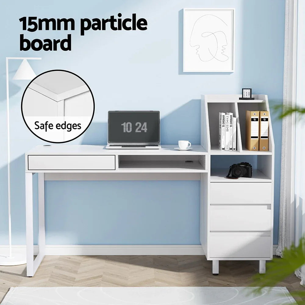 Artiss Computer Desk Office Study Desks Table Drawer Bookshelf - Mekamart Australia