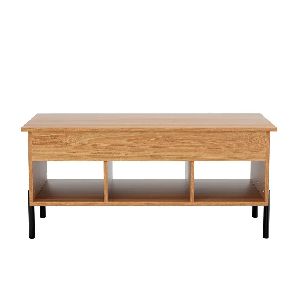 Artiss Coffee Table Lift-top Oak - Mekamart Australia