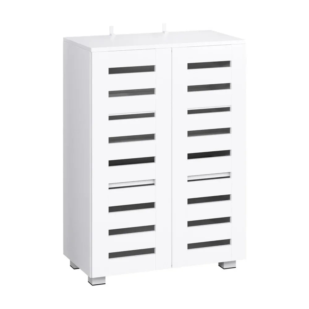 Artiss Shoe Rack Storage Cabinet 20 Pairs 5-tier White Alster - Mekamart Australia