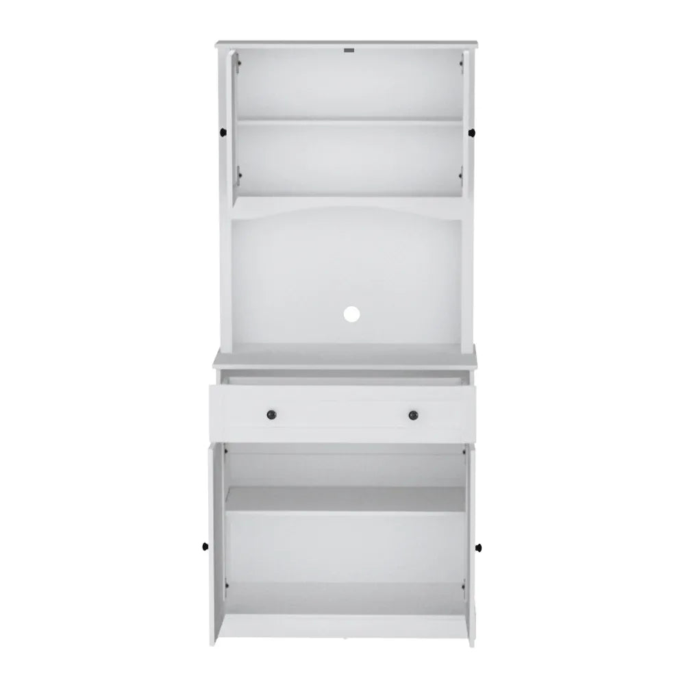 Artiss Buffet Sideboard Cabinet Cupboard Pantry Storage Shelves Hutch White - Mekamart Australia