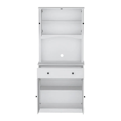 Artiss Buffet Sideboard Cabinet Cupboard Pantry Storage Shelves Hutch White - Mekamart Australia