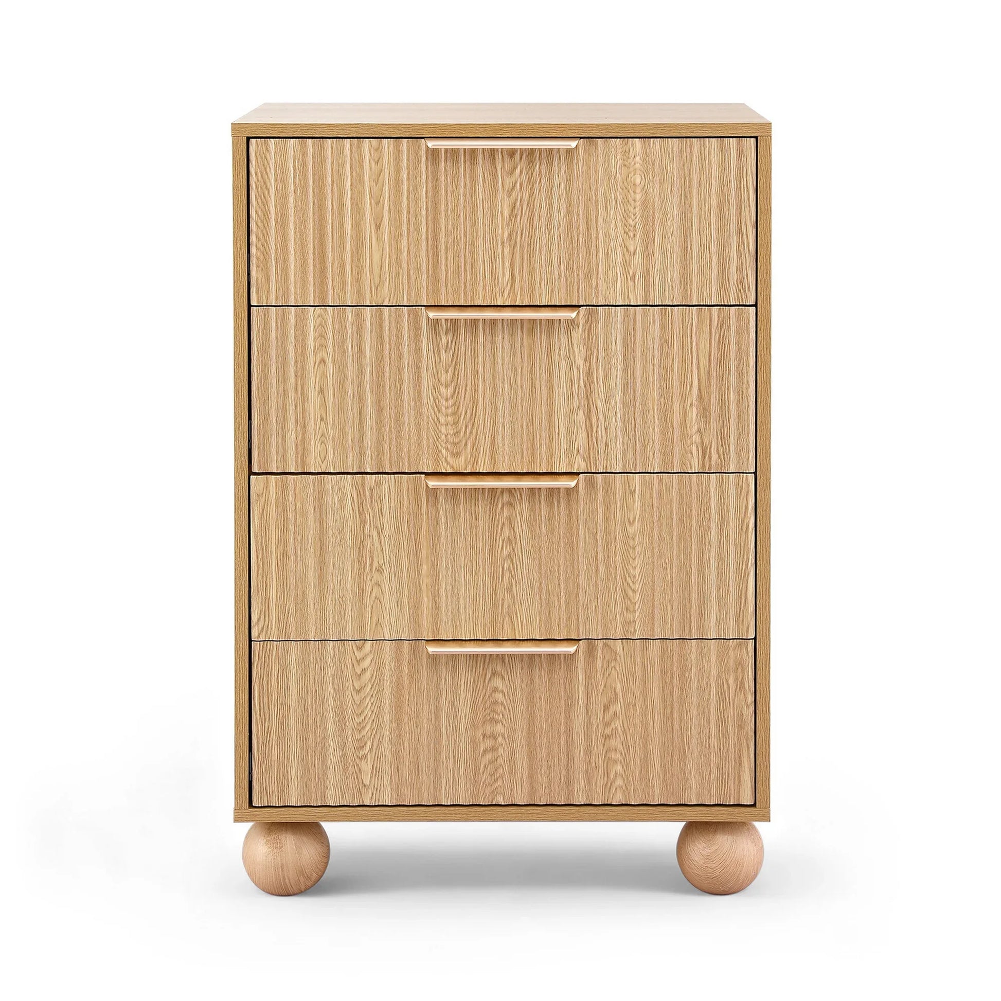 Artiss 4 Chest of Drawers Dresser Tallboy Pine - Mekamart Australia