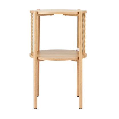 Artiss Coffee Table 2-Tier Round Wood - Mekamart Australia