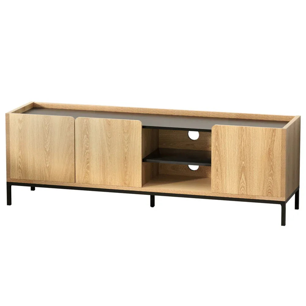 Artiss TV Unit Entertainment Unit Storage Cabinet Shelf 160cm Pine