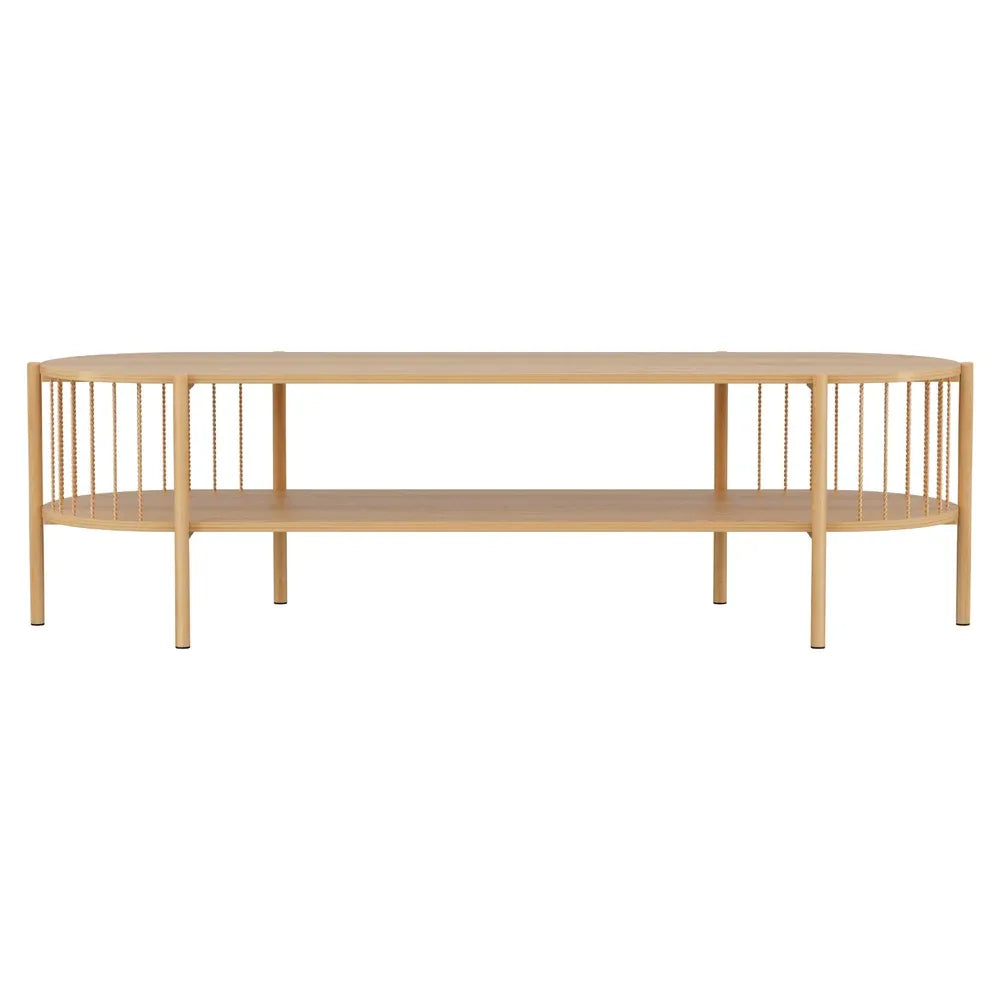 Artiss TV Unit Entertainment Unit Storage Shelf 148cm Pine