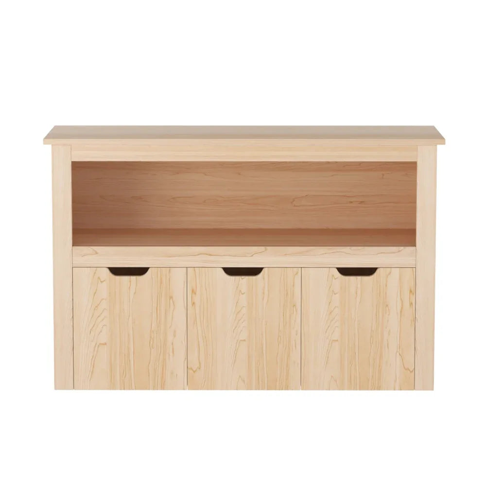 Keezi Kids Bookshelf 3 Drawers Storage Children Bookcase Toy Organiser Display Wooden - Mekamart Australia