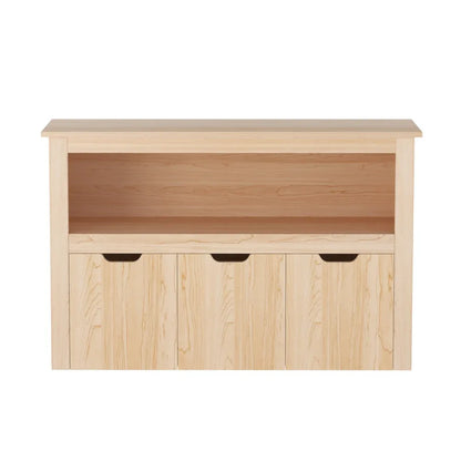 Keezi Kids Bookshelf 3 Drawers Storage Children Bookcase Toy Organiser Display Wooden - Mekamart Australia