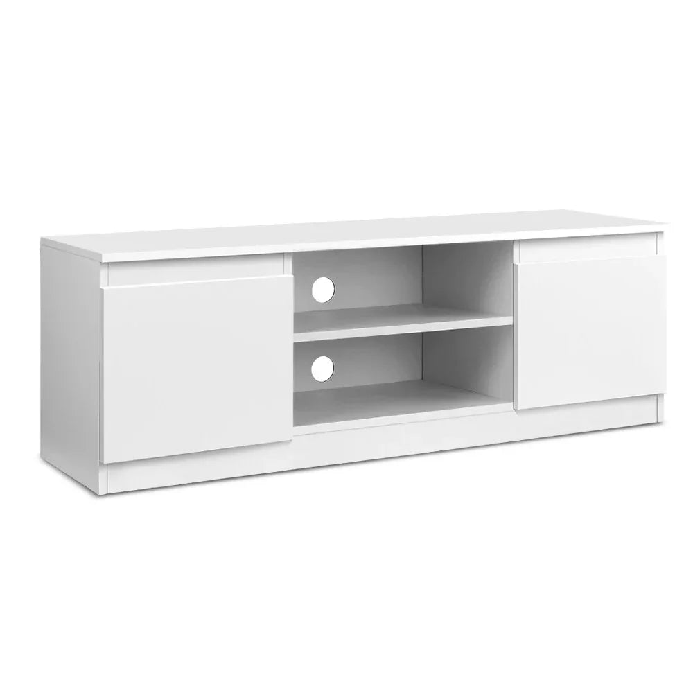 Artiss TV Cabinet Entertainment Unit 120cm White Anita - Mekamart Australia