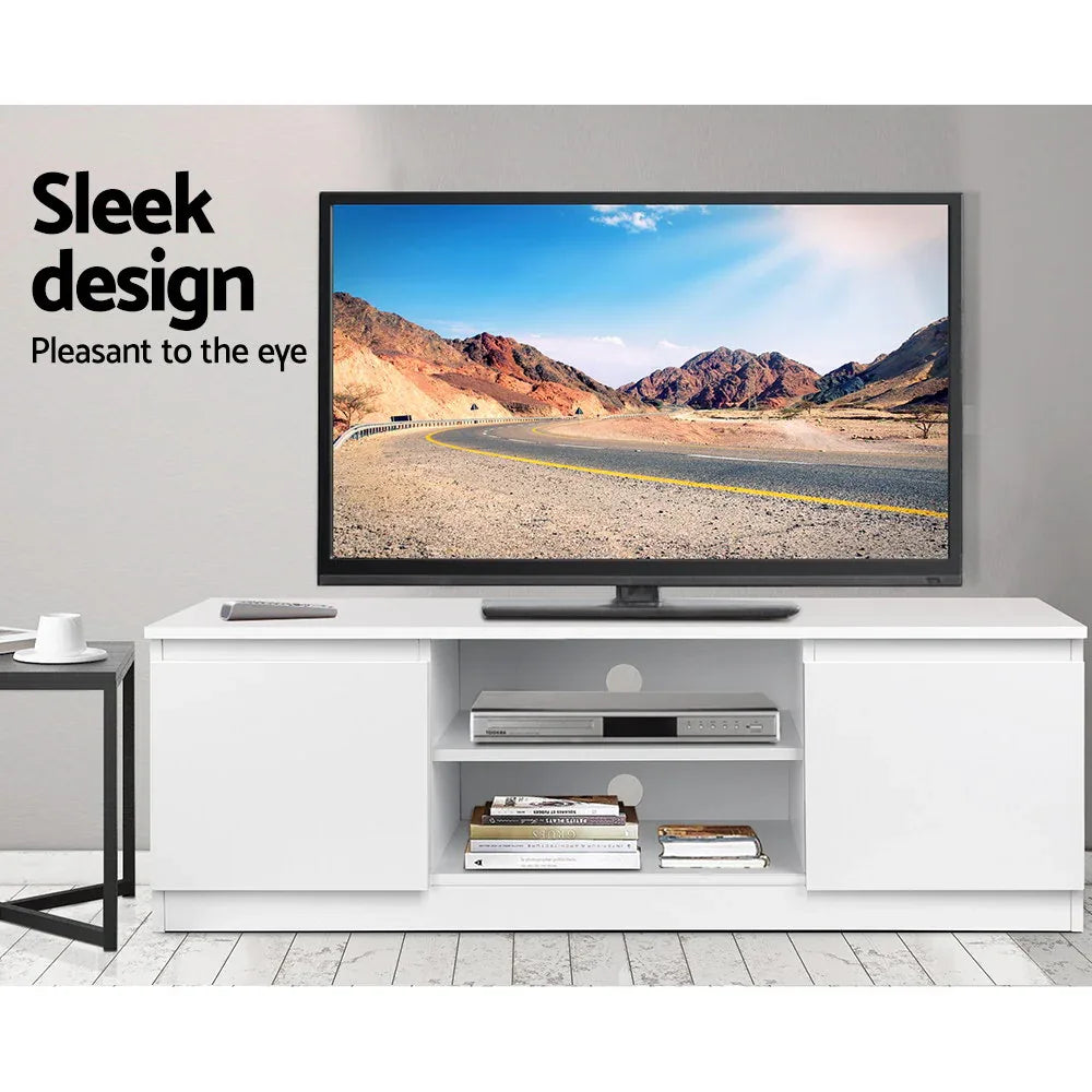 Artiss TV Cabinet Entertainment Unit 120cm White Anita - Mekamart Australia