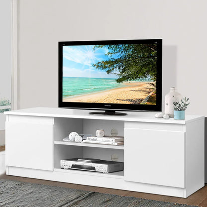 Artiss TV Cabinet Entertainment Unit 120cm White Anita - Mekamart Australia