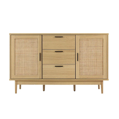Artiss Rattan Buffet Sideboard - BRIONY Oak - Mekamart Australia
