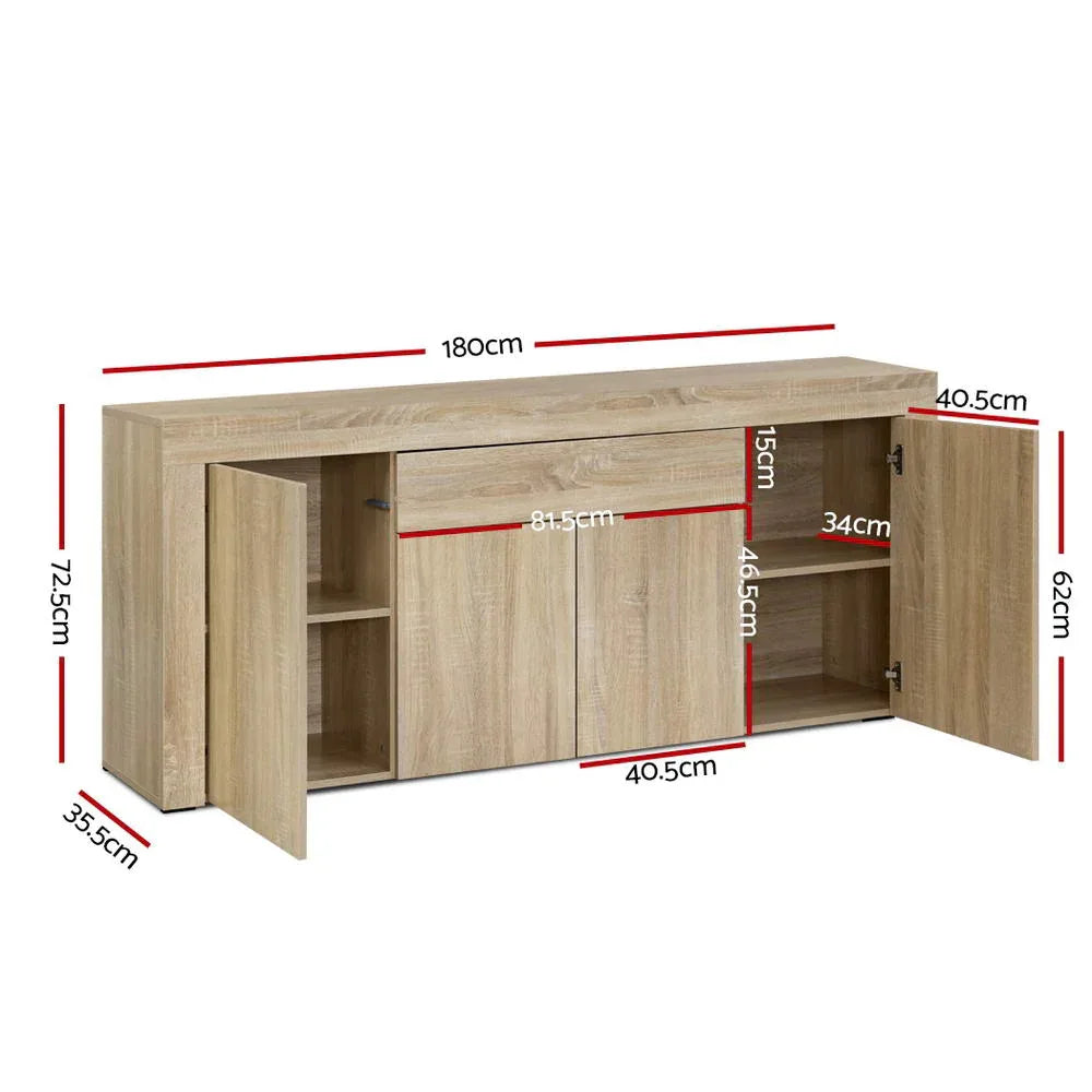 Artiss Buffet Sideboard - DANA Oak - Mekamart Australia