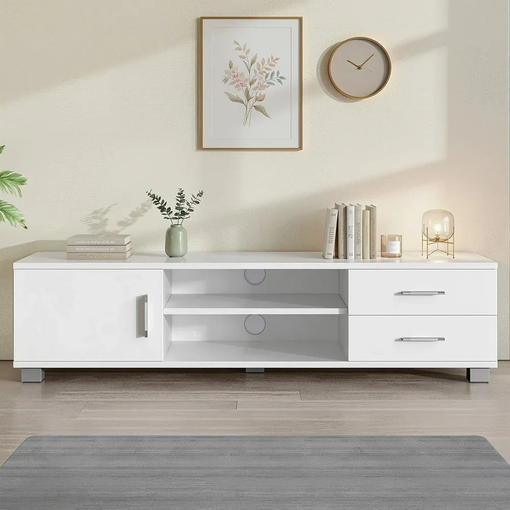 Artiss Entertainment Unit TV Cabinet 120cm White Dylan - Mekamart Australia