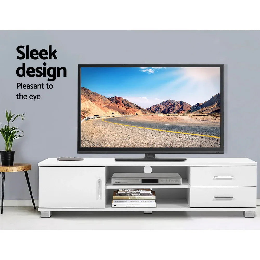 Artiss Entertainment Unit TV Cabinet 120cm White Dylan - Mekamart Australia