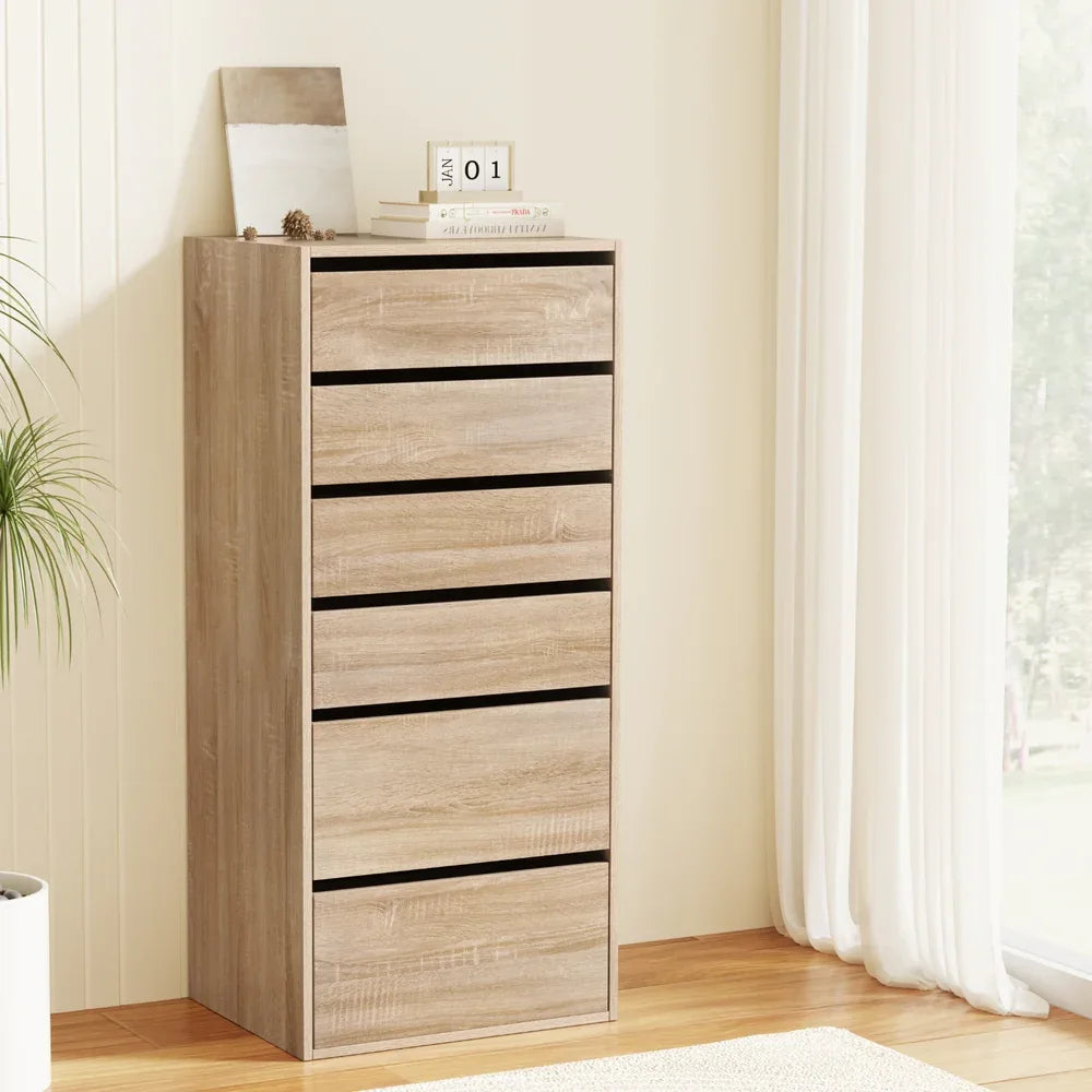 Artiss 6 Chest of Drawers Dresser Tallboy Pine