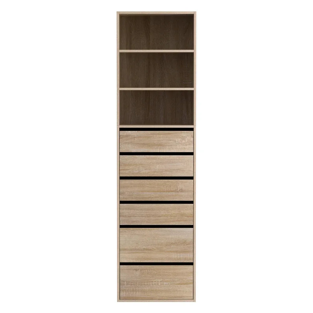 Artiss 6 Chest of Drawers Tallboy Cabinet Pine - Mekamart Australia