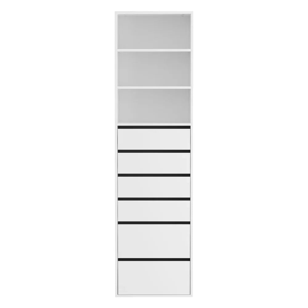 Artiss 6 Chest of Drawers Tallboy Cabinet White - Mekamart Australia