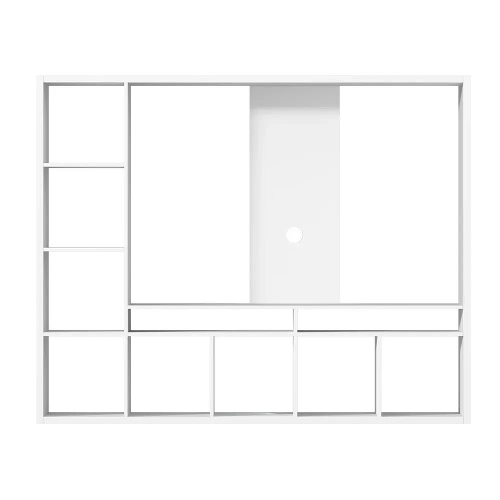 Artiss Entertainment Center Unit TV Stand TV Cabinet Open Shelves 183CM White