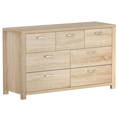 Artiss 7 Chest of Drawers - MAXI Pine - Mekamart Australia