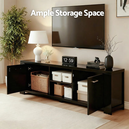 Artiss TV Cabinet Entertainment Unit 160cm Black Maxi