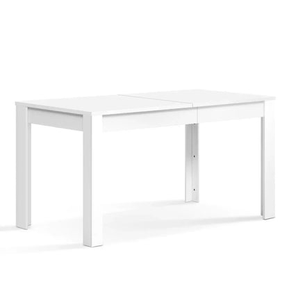 Artiss Dining Table Rectangular 4 Seater 120CM White Natu - Mekamart Australia