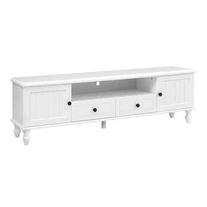 Artiss TV Cabinet Entertainment Unit 160cm White Kubi - Mekamart Australia