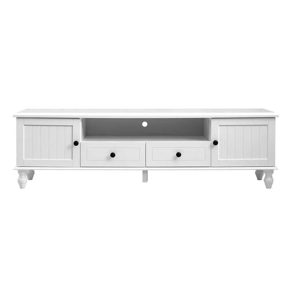Artiss TV Cabinet Entertainment Unit 160cm White Kubi - Mekamart Australia