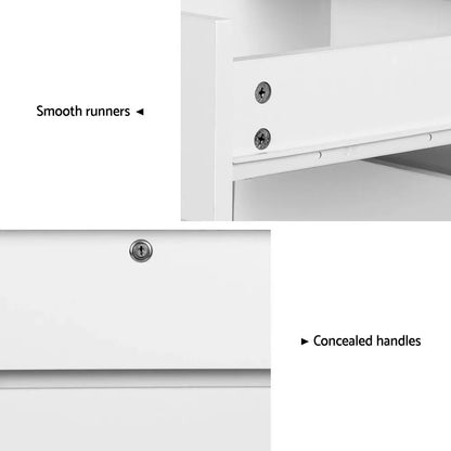 Artiss Computer Desk Office Study Desks Table Drawer Bookshelf Cabinet - Mekamart Australia