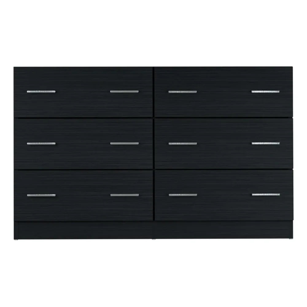 Artiss 6 Chest of Drawers - VEDA Black - Mekamart Australia
