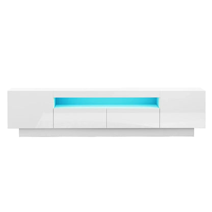 Artiss TV Unit Entertainment Unit Storage Drawer RGB LED 180cm White