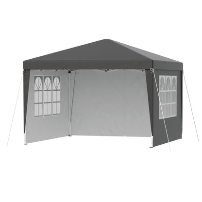 Instahut Gazebo 3x3 Pop Up Marquee Folding Tent Wedding Gazebos Camping Outdoor Shade Canopy Gray