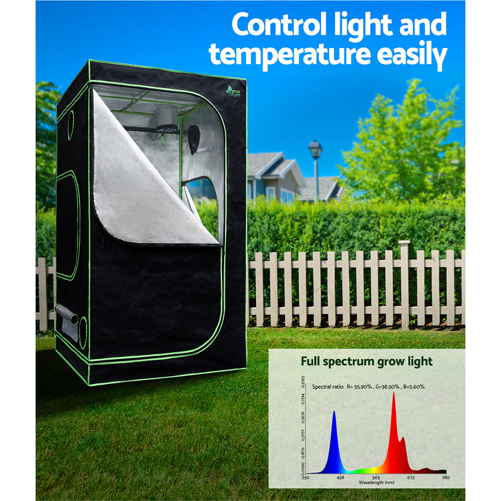 Green Fingers Grow Tent Light Kit 100x100x200CM 2200W LED Full Spectrum