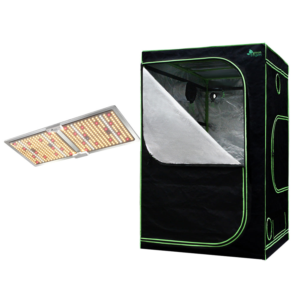 Green Fingers Grow Tent Light Kit 120x120x200CM 2200W LED Full Spectrum