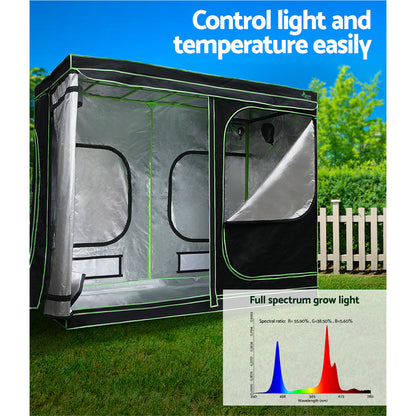 Green Fingers Grow Tent Light Kit 240x120x200CM 2200W LED Full Spectrum