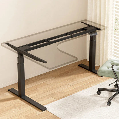 Artiss Standing Desk Frame Only L-shape Motorised - Mekamart Australia