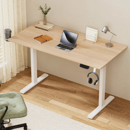 Artiss Standing Desk Motorised Touch Control Electric Oak 140CM - Mekamart Australia