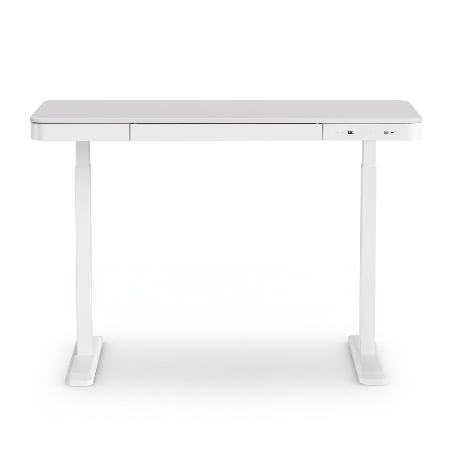 Artiss Standing Desk Motorised Electric Desks Drawer 120CM White