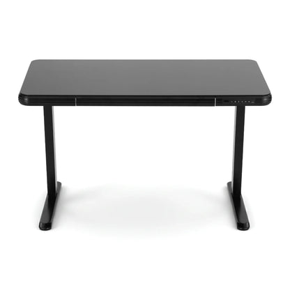 Artiss Standing Desk Motorised Tempered Glass Top Electric Black 120CM - Mekamart Australia