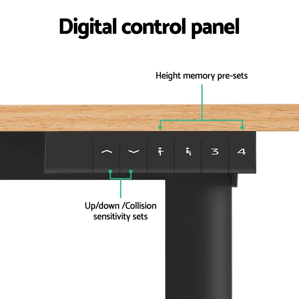120CM Artiss Electric Standing Desk Sit Stand Desks Home Office Computer Desk - Mekamart Australia