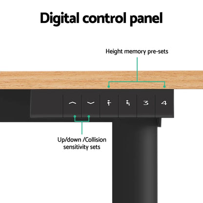 120CM Artiss Electric Standing Desk Sit Stand Desks Home Office Computer Desk - Mekamart Australia
