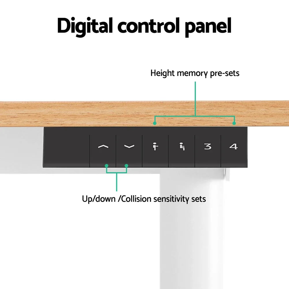 120CM Artiss Electric Standing Desk Sit Stand Desks Home Office Computer Desk - Mekamart Australia