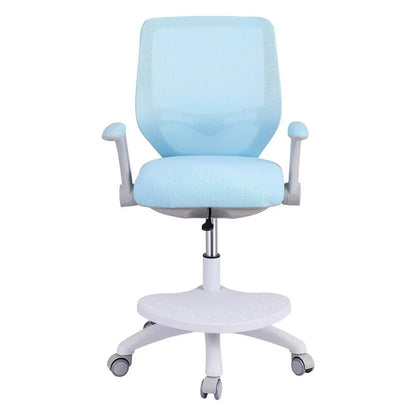 Keezi Kids Ergonomic Study Chair Adjustable w/ Wheels Footrest Blue - Mekamart Australia