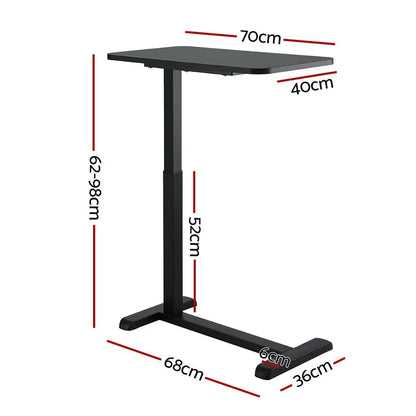 Artiss Laptop Desk Height Adjustable Mobile Workstation Computer Desks 70CM - Mekamart Australia